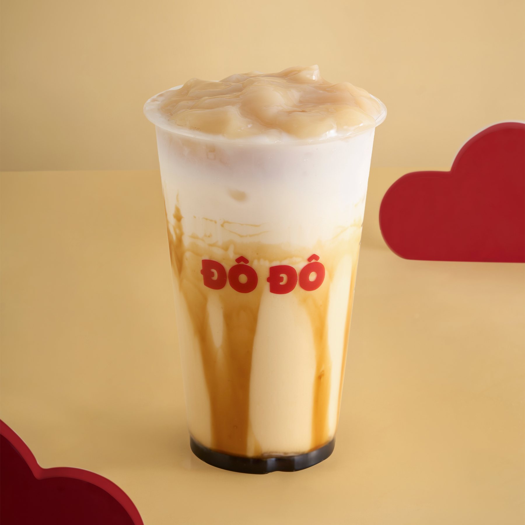 Sữa tươi đường đen Mochi kéo dài