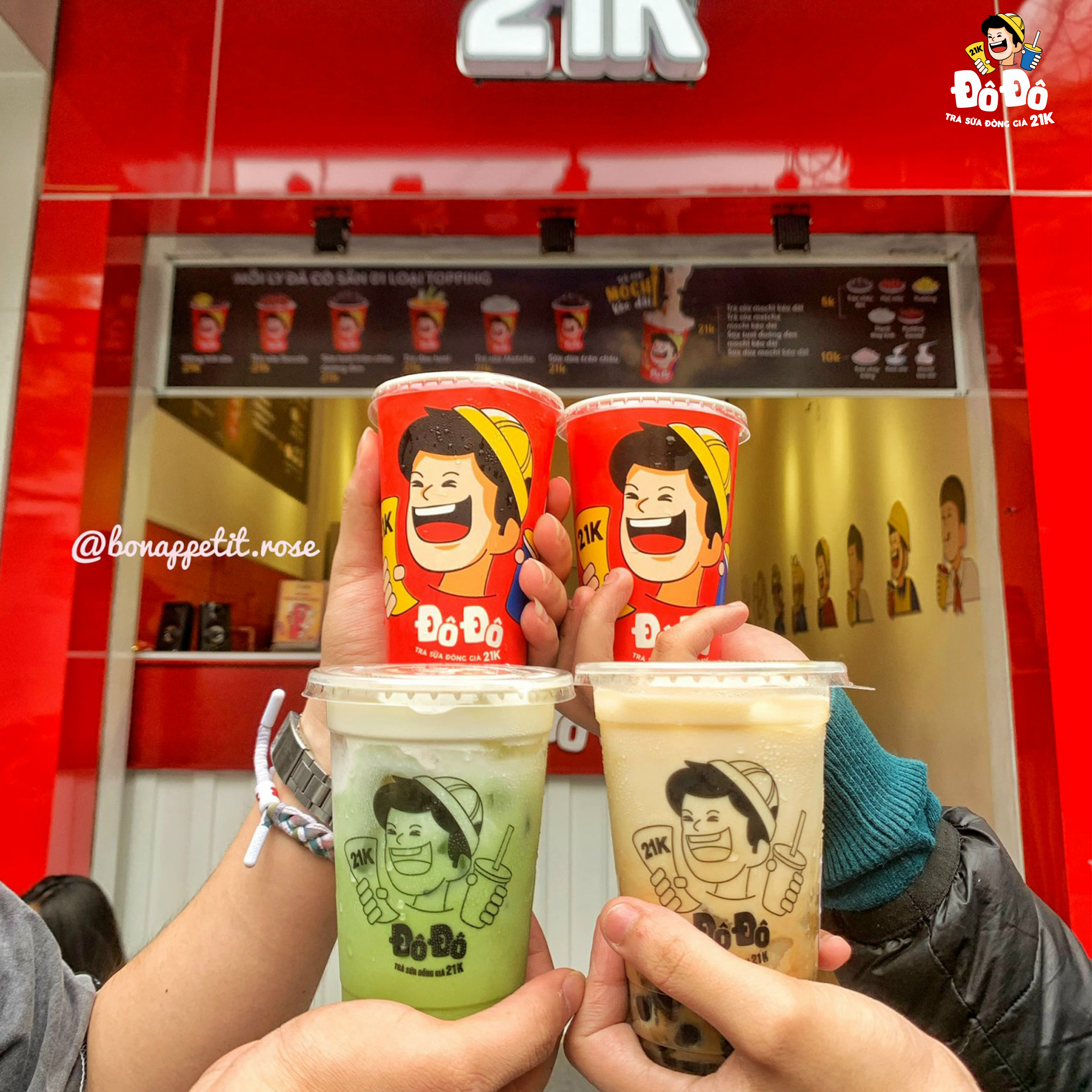 Cơn sốt trà sữa đồng giá 21K “cập bến” Hải Phòng