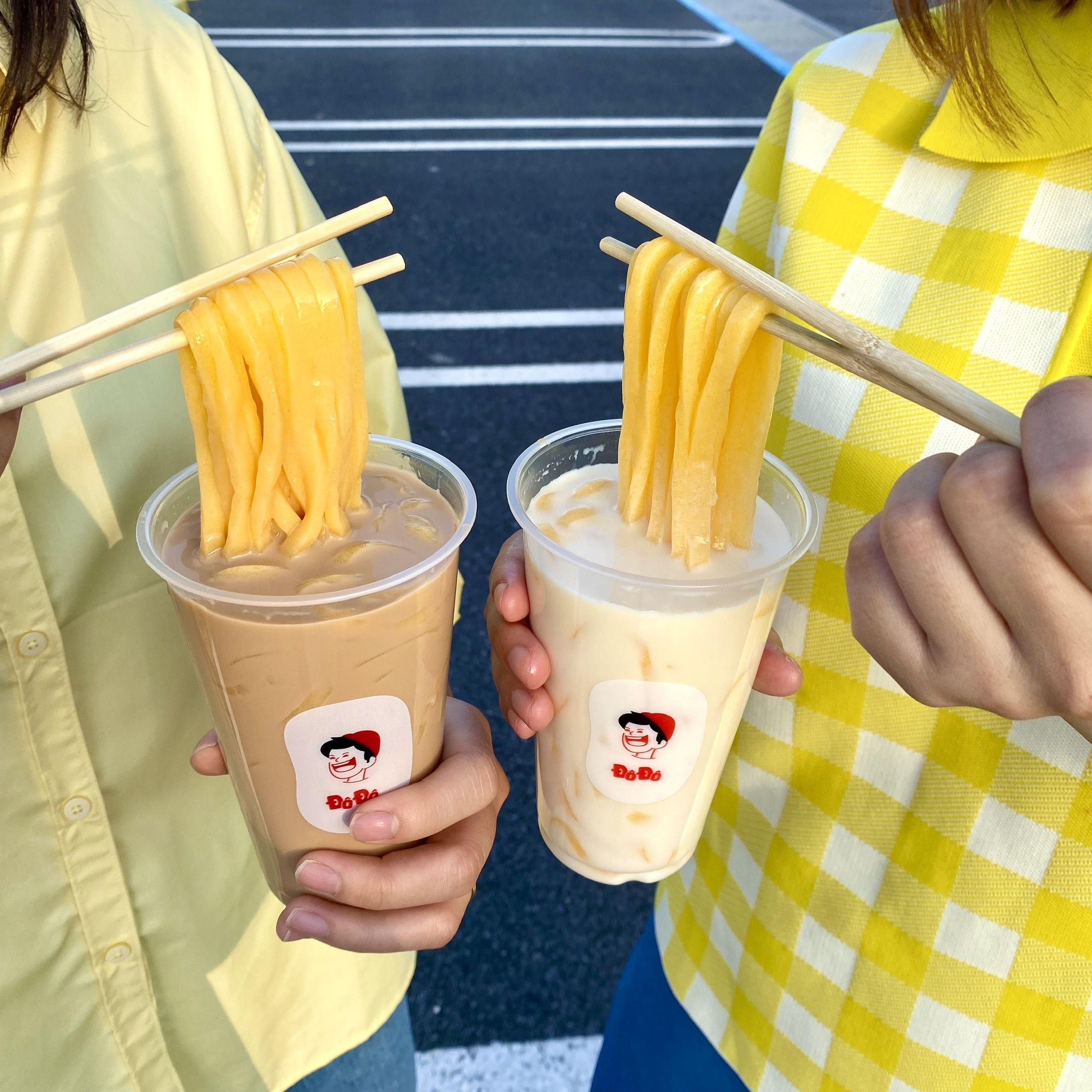 TRÀ SỮA MÌ SỢI ĐÔ ĐÔ,NGON KHÔNG THỂ ĐỢI KHIẾN DÂN TÌNH ĐỔ XÔ ĐI  “THẨM”