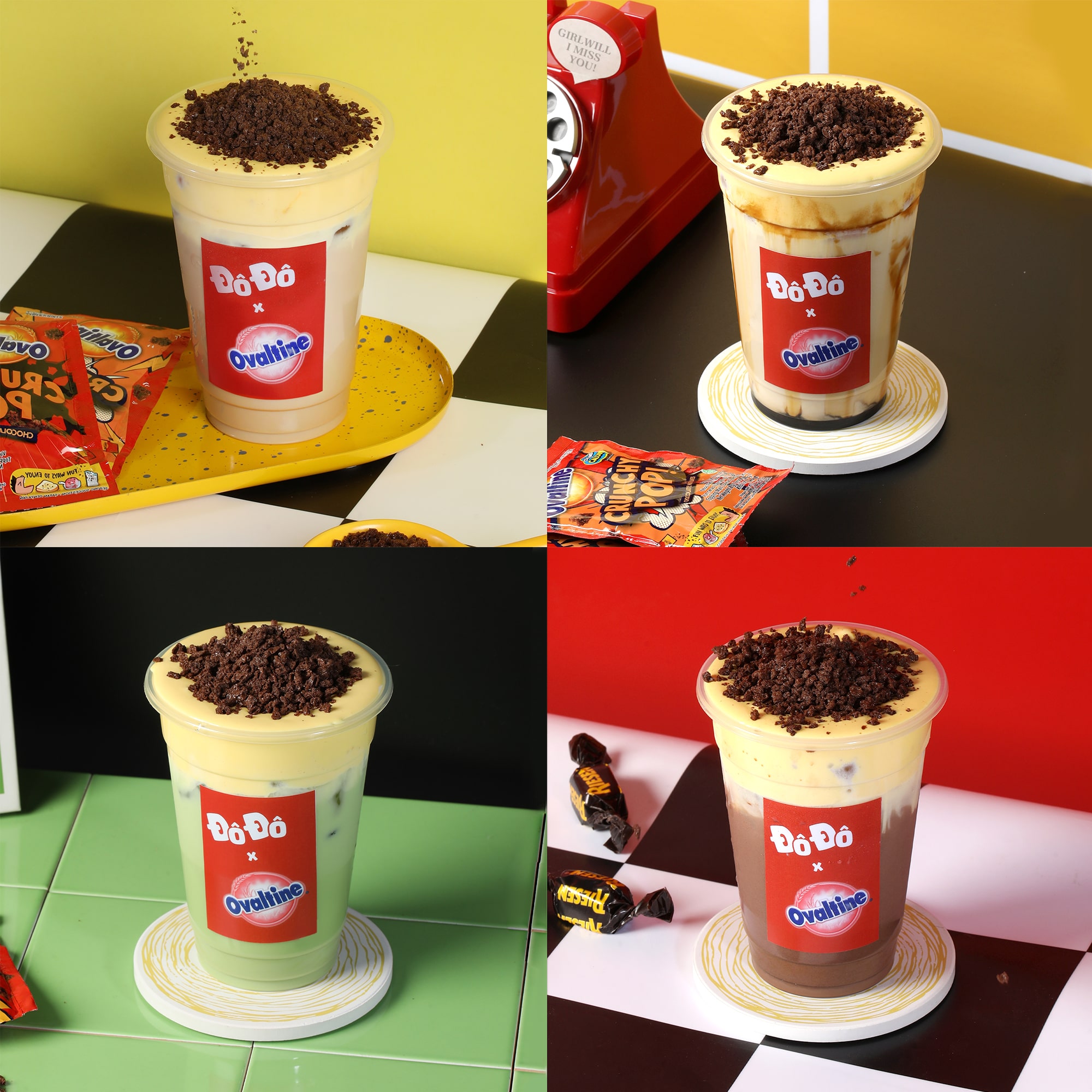 TRÀ SỮA ĐÔ ĐÔ BẮT TAY CÙNG OVALTINE VIỆT NAM TUNG DÒNG SẢN PHẨM ĐẬP TAN STRESS