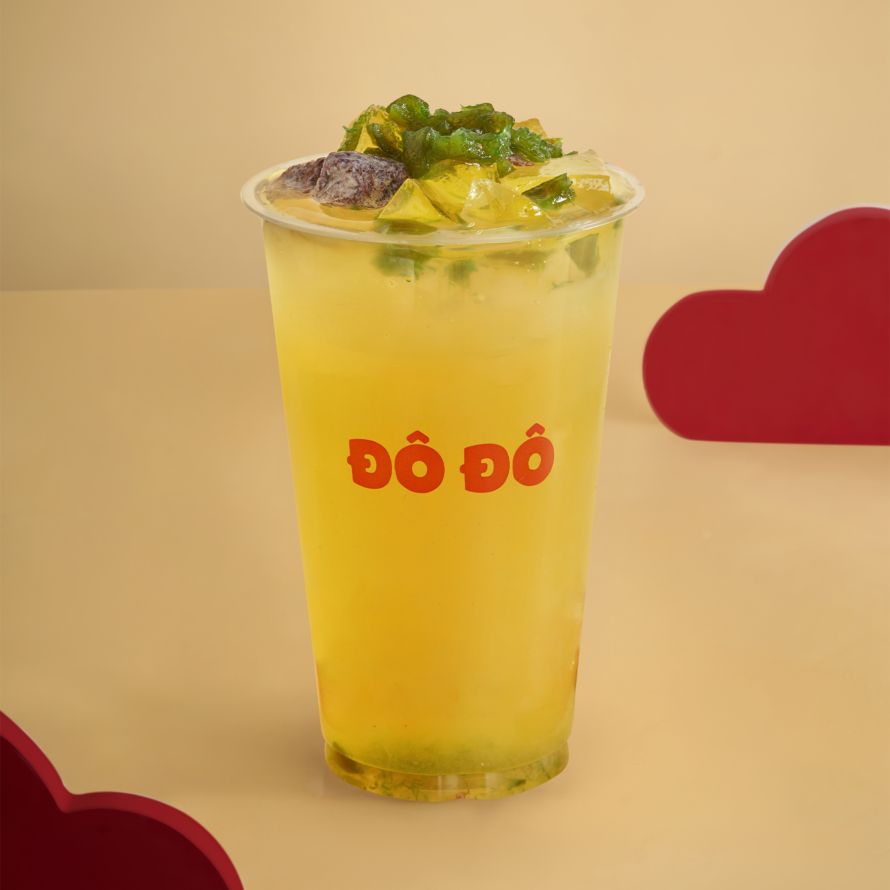 Trà mơ xanh muối