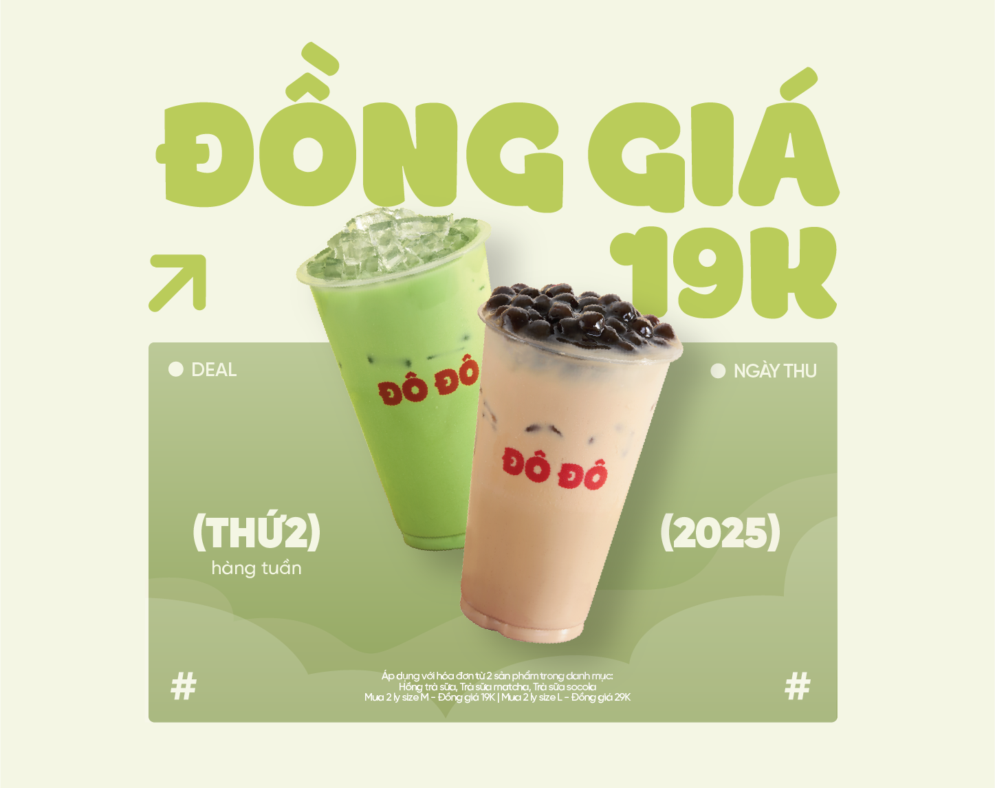 ĐÔ ĐÔ KHAO BẠN TRÀ SỮA ĐỒNG GIÁ CHỈ 19K